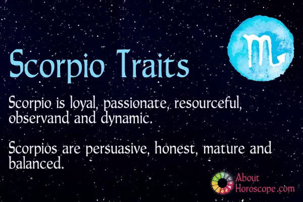 What are the traits of a Scorpio male?